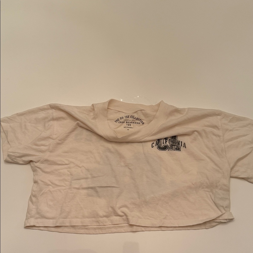 Aeropostale Kids Cream Graphic Tee